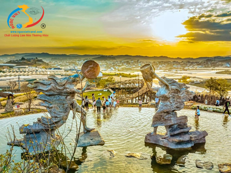 TOUR ĐÀ LẠT - LANGBIANG LAND – QUE GARDEN - KHÁCH SẠN 5 SAO - XE VIP LIMOUSINE