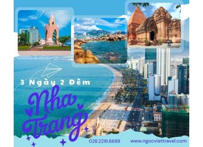 TOUR NHA TRANG 3 NGÀY - KHÁCH SẠN 3,4,5 SAO - TẶNG BUFFET HẢI SẢN + UỐNG BEER KHÔNG GIỚI HẠN