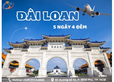 TOUR ĐÀI TRUNG - CAO HÙNG - ĐÀI BẮC - BAY CHINA AIR